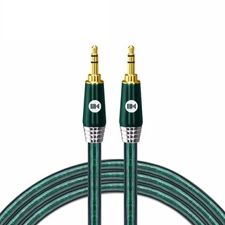 Kaiboer 开博尔 YP013 3.5mm 镀银AUX音频线缆 0.5m 绿色