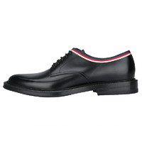 GUCCI 古驰 男士商务正装鞋 472749 AZM30 1069 黑色/红白蓝条 44.5