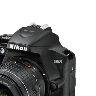 Nikon 尼康 D3500 APS画幅 数码单反相机 黑色 18-55mm F3.5 G VR 变焦镜头 单镜头套机