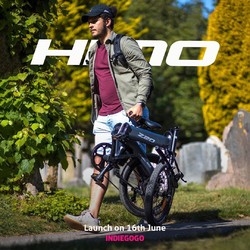 HIMO 喜摩Z20折叠电动车自行车锂电小型轻便20寸助力男女电动车