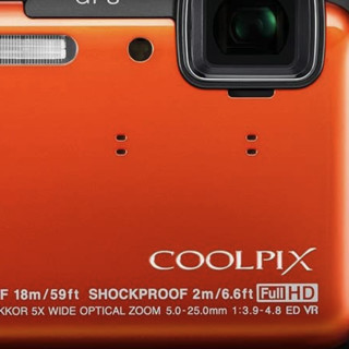 Nikon 尼康 Coolpix AW110 3英寸数码相机 （5.0-25.0mm、F3.9-F4.8)