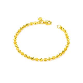 商品chowtaifook周大福eof196圆珠足金手链