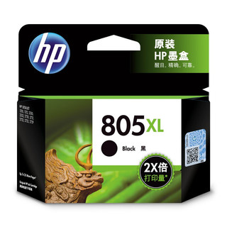 HP 惠普 805XL 墨盒 黑色 单个装