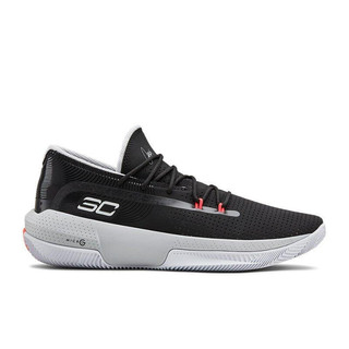 UNDER ARMOUR 安德玛 Sc 3zer0 III 男子篮球鞋 3022048-001 黑色 40.5