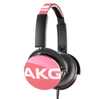 AKG 爱科技 Y50 耳罩式头戴式有线耳机 樱花粉 3.5mm