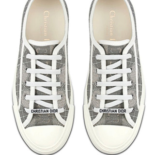 Dior 迪奥 Walk'n'Dior系列 女士低帮板鞋 KCK211LOE_S75K 灰色 38.5