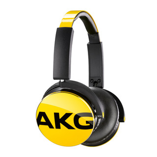 AKG 爱科技 Y50 耳罩式头戴式有线耳机 黄色 3.5mm