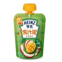 Heinz 亨氏 乐维滋系列 果泥 3段 苹果香芒味 120g
