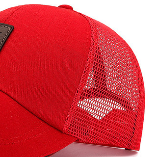 HOCR 男女款棒球网帽 红色