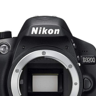 Nikon 尼康 D3200 APS-C画幅 数码单反相机 黑色 单机身