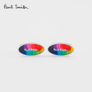 Paul Smith男士彩色椭圆Logo袖扣2021夏季新品