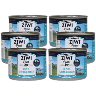 ZIWI 滋益巅峰 plus会员专享 ZiwiPeak巅峰猫罐头185g 马鲛鱼羊肉*6罐