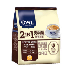 OWL 猫头鹰 2合1速溶咖啡粉  30条