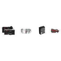 Leica 徕卡 CL APS-C画幅 微单相机 黑色 18mm F3.5 广角定焦镜头 单镜头套机+CL电池+背带（颜色随机）