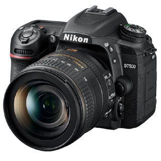 Nikon 尼康 D7500 APS画幅 数码单反相机 黑色 16-80mm 变焦镜头 单镜头套机