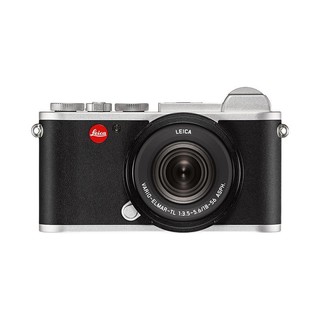 Leica 徕卡 CL APS-C画幅 微单相机 银色 18mm F2.8 广角定焦镜头 单镜头套机+CL电池+背带（颜色随机）