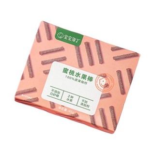 宝宝馋了 水果棒 蜜桃味 45g