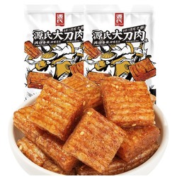 Genji Food 源氏 香辣味大刀肉260g*2袋麻辣素食网红老式辣条儿时大面筋小包装