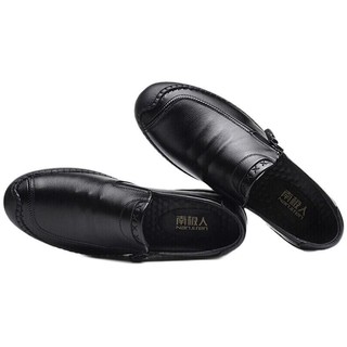 Nan ji ren 南极人 男士休闲皮鞋 2X90190268 黑色 40