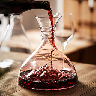 欧式冰山红酒醒酒器家用无铅水晶玻璃快速醒酒器壶葡萄酒分酒器具