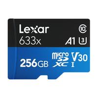 Lexar 雷克沙 667X Micro-SD存储卡 256GB（USH-I、V30、U3、A1）
