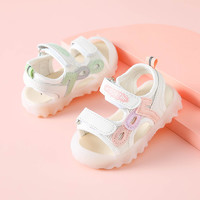 女宝宝凉鞋夏季1—2-3岁软底防滑男宝宝鞋子学步小童包头婴儿凉鞋