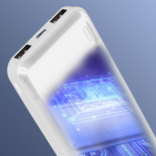 蜂语 S19 移动电源 白色 20000mAh micro usb Type-C 双向快充