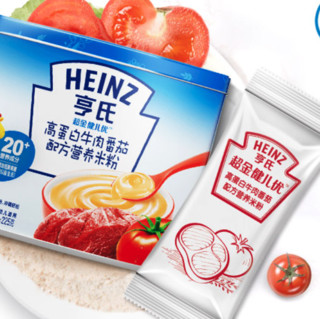 Heinz 亨氏 超金健儿优系列 米粉 4段 牛肉番茄味 225g