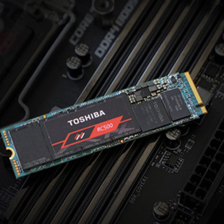 TOSHIBA 东芝 RC500 NVMe M.2 固态硬盘 500GB (PCI-E3.0) +螺丝+螺丝刀+通用马甲+导热硅胶
