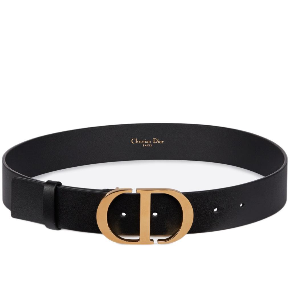 Dior 迪奥 30 MONTAIGNE系列 女士牛皮革板扣腰带 B0077UVWV_M900