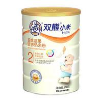 双熊 小米系列 多维蔬果营养奶米粉 2段 508g