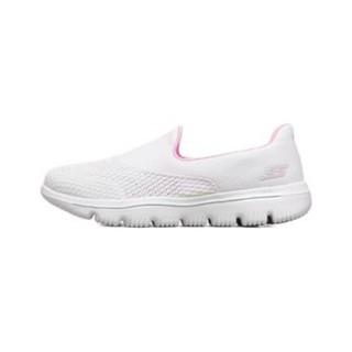 SKECHERS 斯凯奇 Go Walk Evolution Ultra 女子休闲运动鞋 15753/WPK 白色/粉红色 37