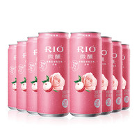 RIO 锐澳 微醺 玫瑰荔枝白桃风味 330ml*8罐