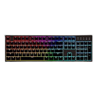 DURGOD 杜伽 K310 NS版 104键 有线机械键盘 深灰紫 Cherry茶轴 RGB