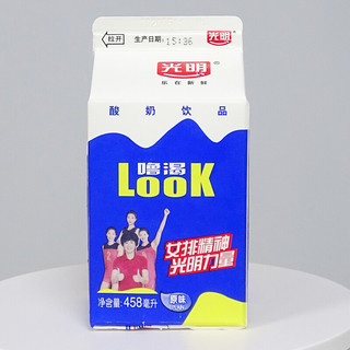 Bright 光明 噜渴LooK 酸奶饮品 原味 458ml*8盒
