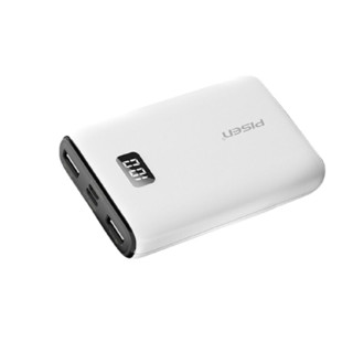 PISEN 品胜 易充7 移动电源 白色 10000mAh Type-C micro usb 10W