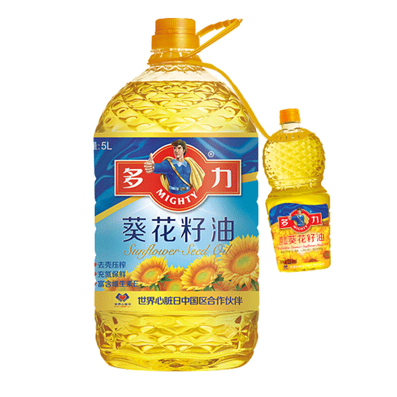 MIGHTY 多力 葵花籽油组合装 5L+238ml