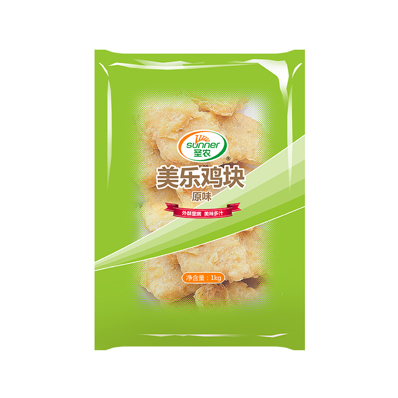 圣农 美乐鸡块 原味 1kg