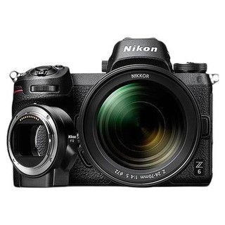 Nikon 尼康 Z6 全画幅 微单相机 黑色 24-70mm F4.0 变焦镜头 单头套机
