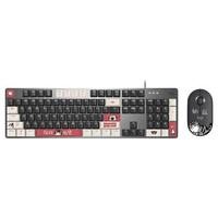 logitech 罗技 K845 有线机械键盘 ttc青轴+Pebble 无线鼠标 键鼠套装 黑色