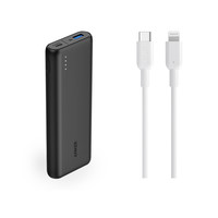 Anker 安克 A1275 移动电源 黑色 20100mAh Type-C 24W双向快充 苹果0.9米数据线套装