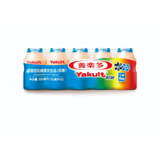 Yakult 养乐多 低糖 活菌型乳酸菌乳饮品 100ml*5瓶