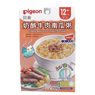 Pigeon 贝亲 婴幼儿辅食粥 奶酪牛肉南瓜味 150g