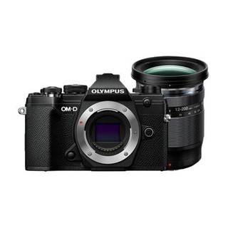 OLYMPUS 奥林巴斯 OM-D E-M5 Mark III M4/3画幅 微单相机 黑色 12-200mm F3.5 变焦镜头 单头套机