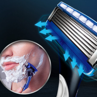 Schick 舒适 水次元全能5手动剃须刀 1刀架+1刀头