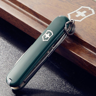 VICTORINOX 维氏 0.6223.4 典范多功能瑞士军刀 58mm 7种功能 绿色