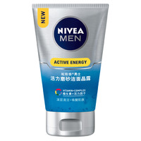 NIVEA MEN 妮维雅男士 活力磨砂洁面晶露 100g