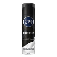 NIVEA MEN 妮维雅男士 深黑系列控油保湿洁面泡