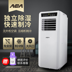 AEA 移动空调家用厨房风扇免安装一体机1.5P立式无外机单冷空调