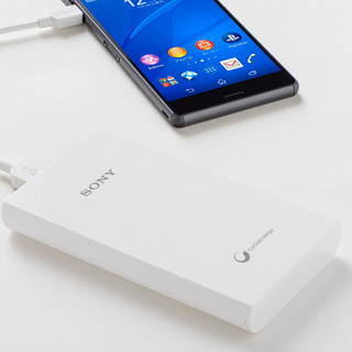 SONY 索尼 CP-V10A 移动电源 白色 10000mAh micro usb 7.5W 线充套装